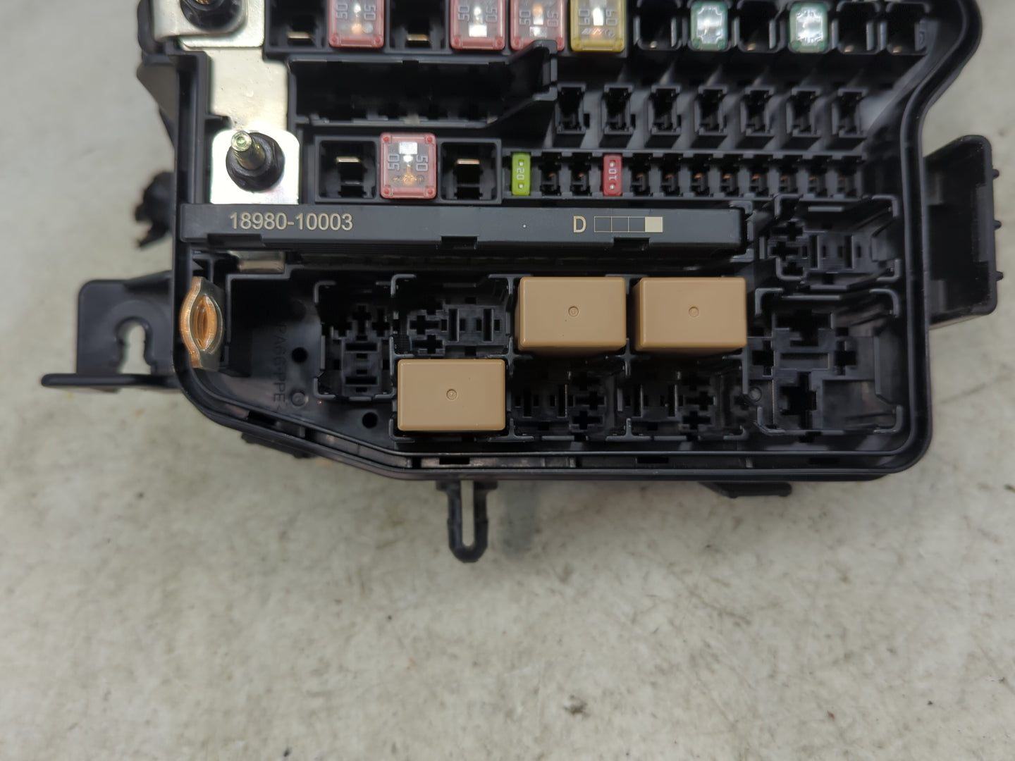 2023 Kia Sportage Fusebox Fuse Box Panel Relay Module P/N:18980-10003 91420DW120NA Fits OEM Used Auto Parts - Oemusedautopar