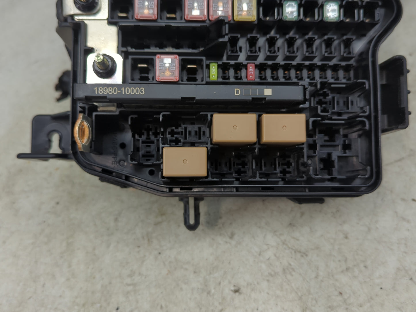 2023 Kia Sportage Fusebox Fuse Box Panel Relay Module P/N:18980-10003 91420DW120NA Fits OEM Used Auto Parts - Oemusedautopar