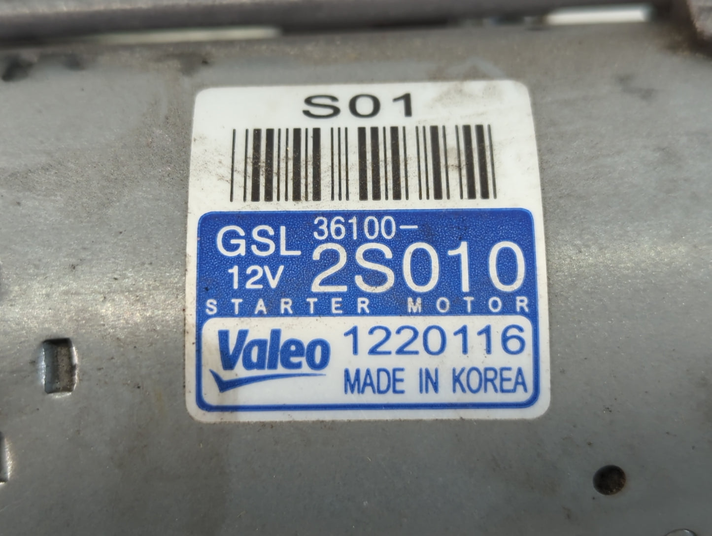 2023 Kia Sportage Car Starter Motor Solenoid OEM P/N:1220116 36100-2S010 Fits Fits 2020 2021 2022 OEM Used Auto Parts - Oemu