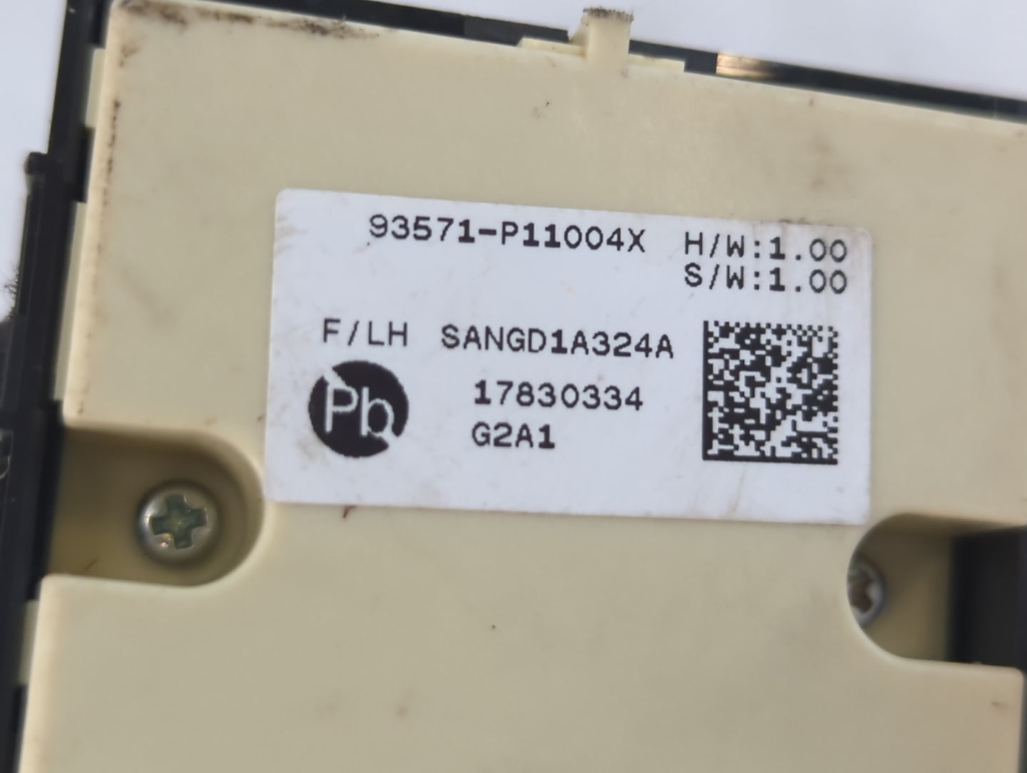 2023 Kia Sportage Master Power Window Switch Replacement Driver Side Left P/N:17830334 93571-P1104X Fits OEM Used Auto Parts