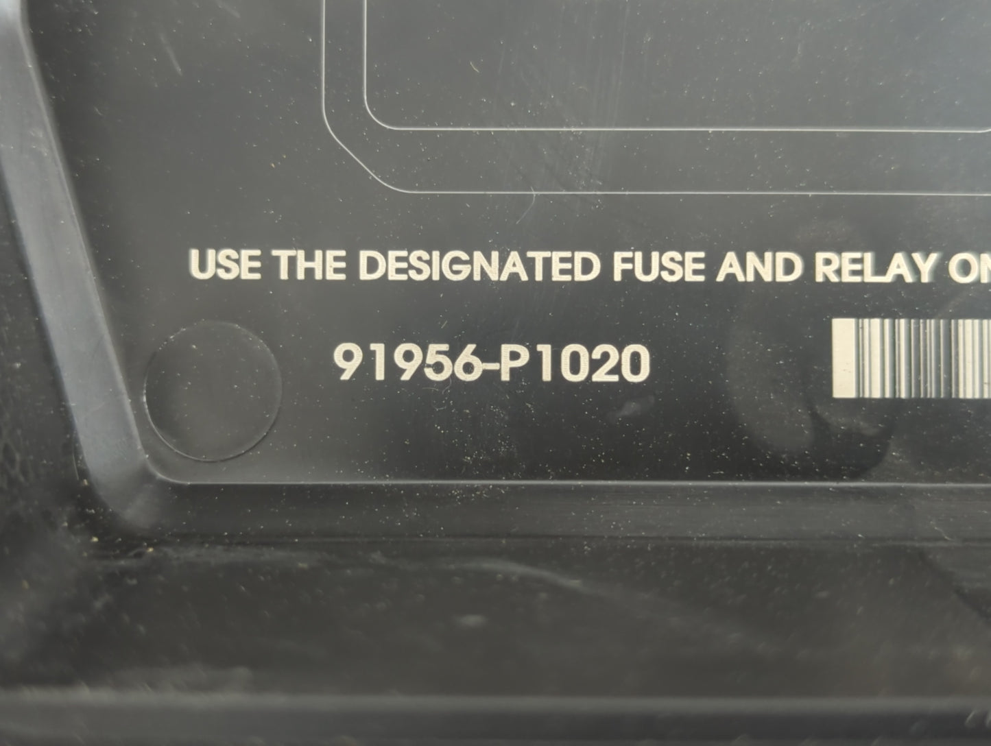 2023 Kia Sportage Fusebox Fuse Box Panel Relay Module P/N:91956-P1020 Fits OEM Used Auto Parts - Oemusedautoparts1.com