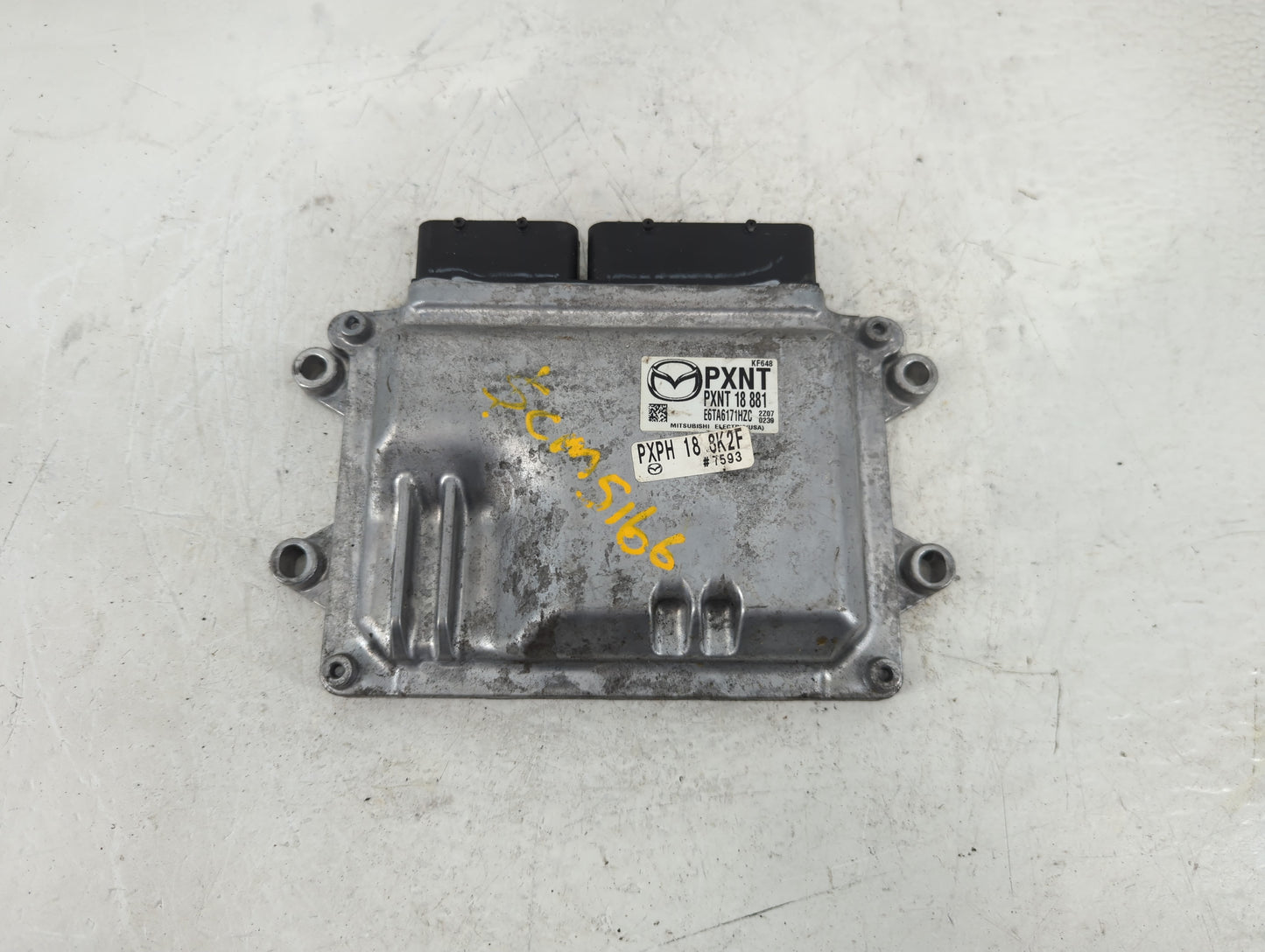 2019-2022 Mazda 3 PCM Engine Control Computer ECU ECM PCU OEM P/N:E6TA6171HZC Fits Fits 2019 2020 2021 2022 OEM Used Auto Pa