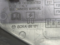 2023 Mazda 3 Fusebox Fuse Box Panel Relay Module P/N:BCKA 6676Y Fits Fits 2020 2021 2022 OEM Used Auto Parts - Oemusedautopa