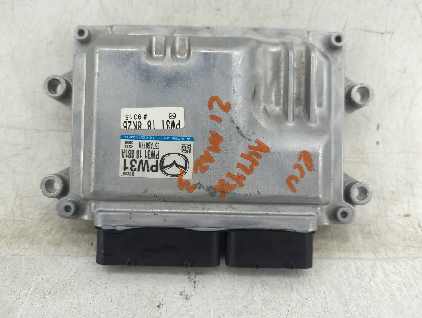 2019-2022 Mazda 3 PCM Engine Control Computer ECU ECM PCU OEM P/N:PW31 18 881A Fits Fits 2019 2020 2021 2022 OEM Used Auto P