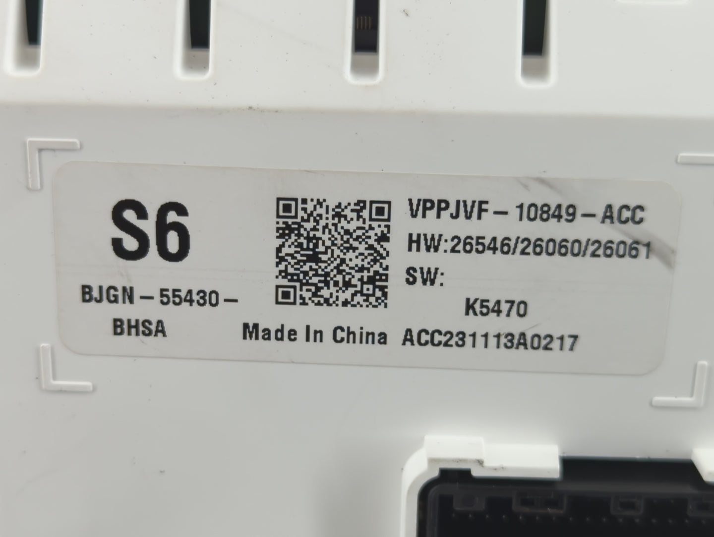 2019-2022 Mazda 3 Instrument Cluster Speedometer Gauges P/N:BJGN-55430-BHSA VPPJVF-10849-ACC Fits Fits 2019 2020 2021 2022 O