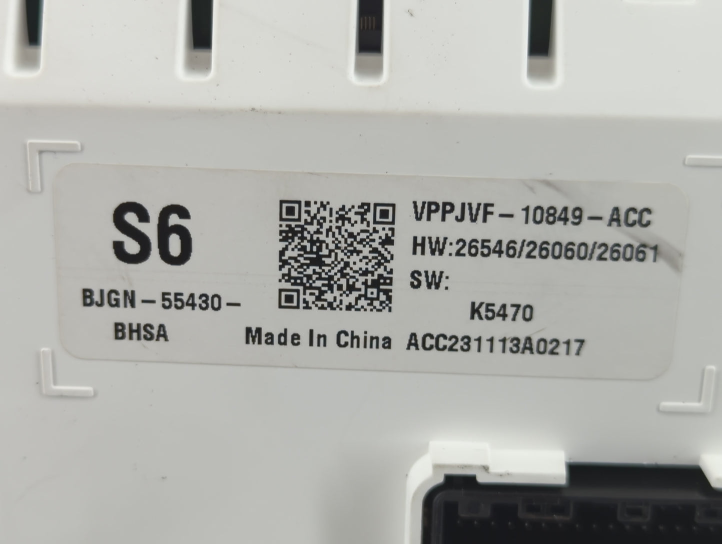 2019-2022 Mazda 3 Instrument Cluster Speedometer Gauges P/N:BJGN-55430-BHSA VPPJVF-10849-ACC Fits Fits 2019 2020 2021 2022 O