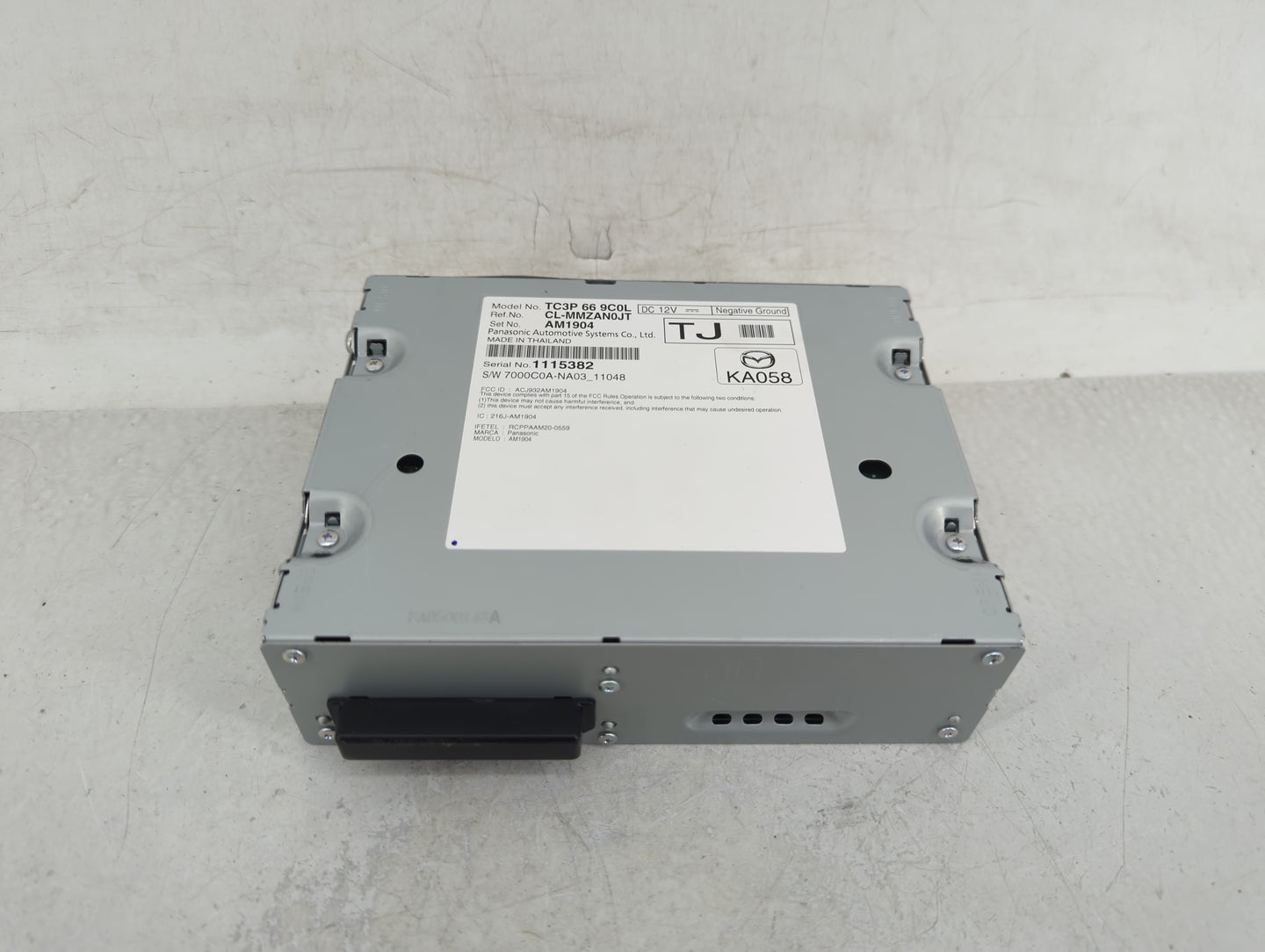 2023 Mazda Cx-30 Radio AM FM Cd Player Receiver Replacement P/N:216J-AM1904 Fits OEM Used Auto Parts - Oemusedautoparts1.com