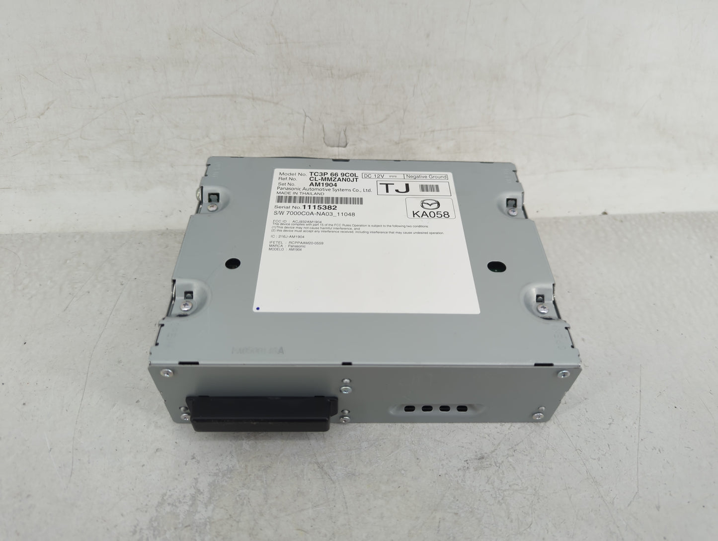2023 Mazda Cx-30 Radio AM FM Cd Player Receiver Replacement P/N:216J-AM1904 Fits OEM Used Auto Parts - Oemusedautoparts1.com