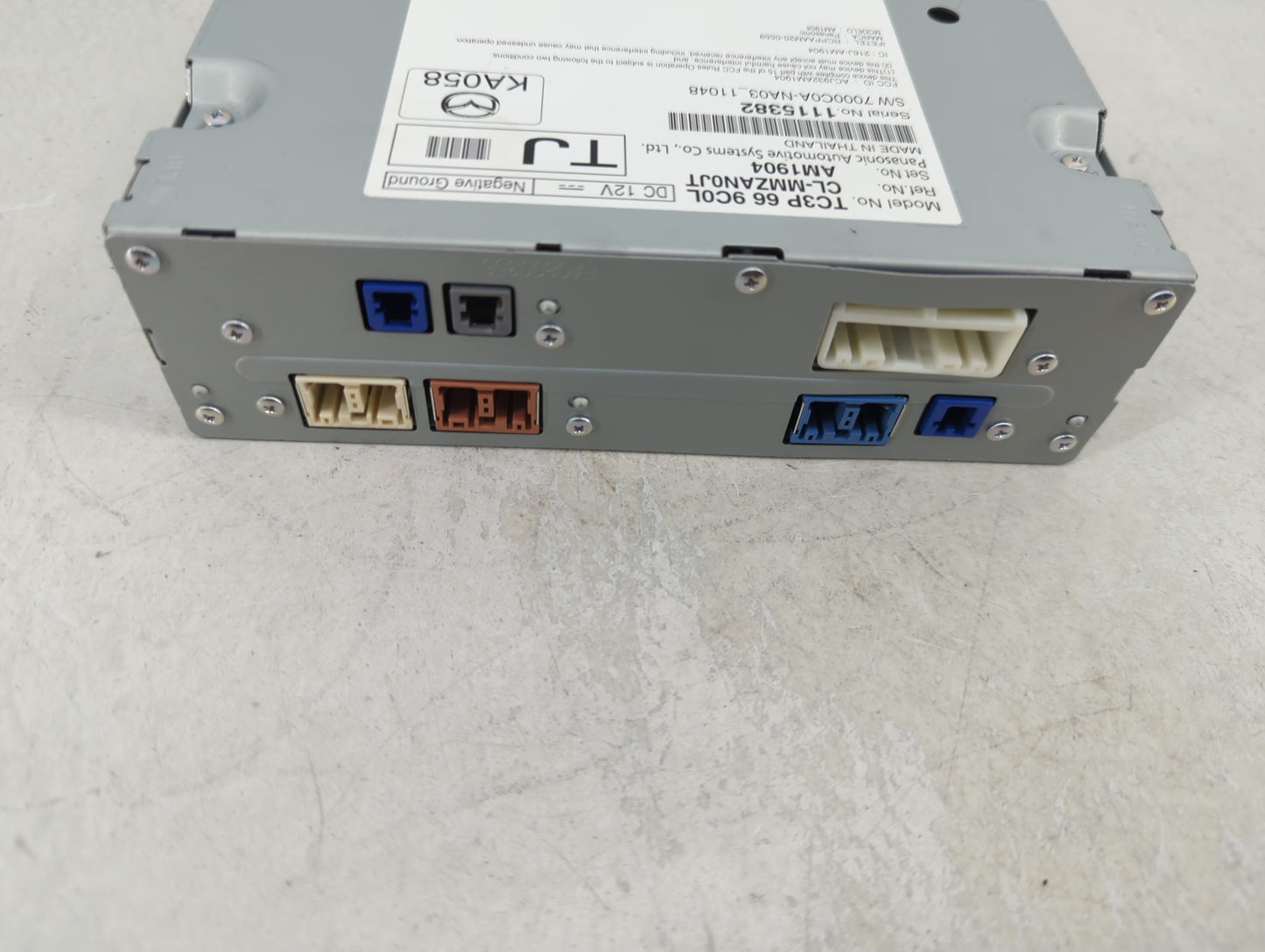2023 Mazda Cx-30 Radio AM FM Cd Player Receiver Replacement P/N:216J-AM1904 Fits OEM Used Auto Parts - Oemusedautoparts1.com