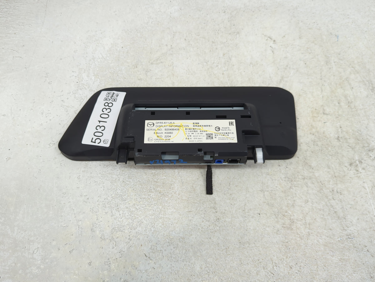 2020-2022 Mazda Cx-30 Information Radio Display Screen 5031038 - Oemusedautoparts1.com