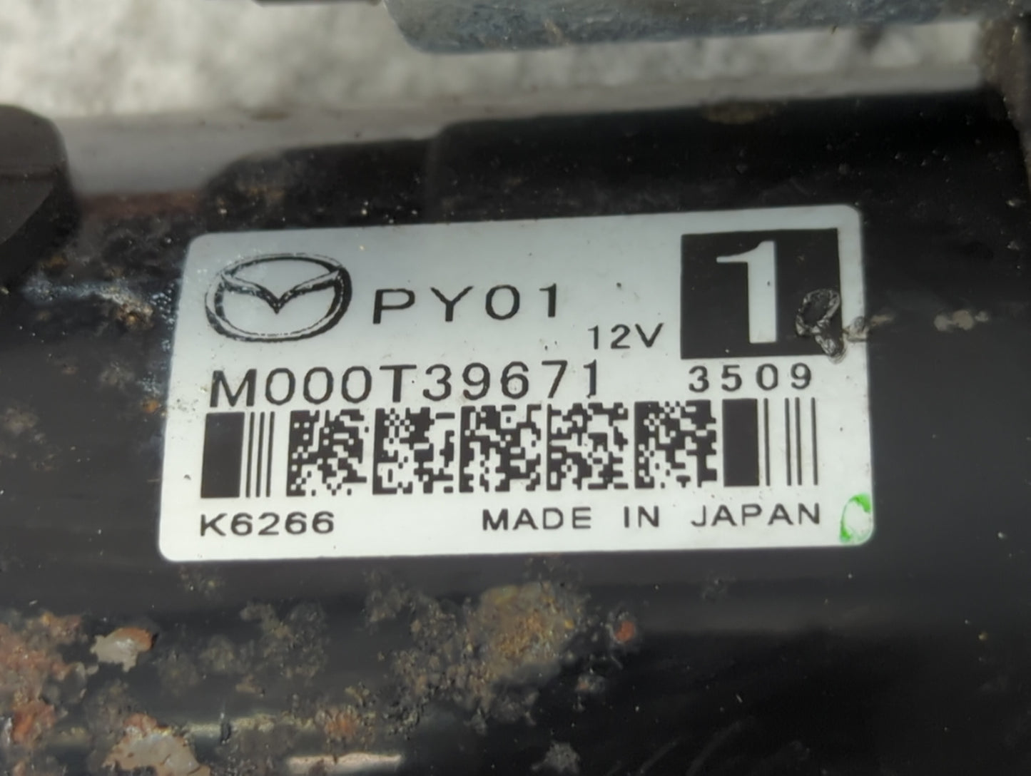 2020-2022 Mazda Cx-30 Car Starter Motor Solenoid OEM P/N:PY01 M00T39671 Fits Fits 2014 2015 2016 2017 2018 2019 2020 2021 20