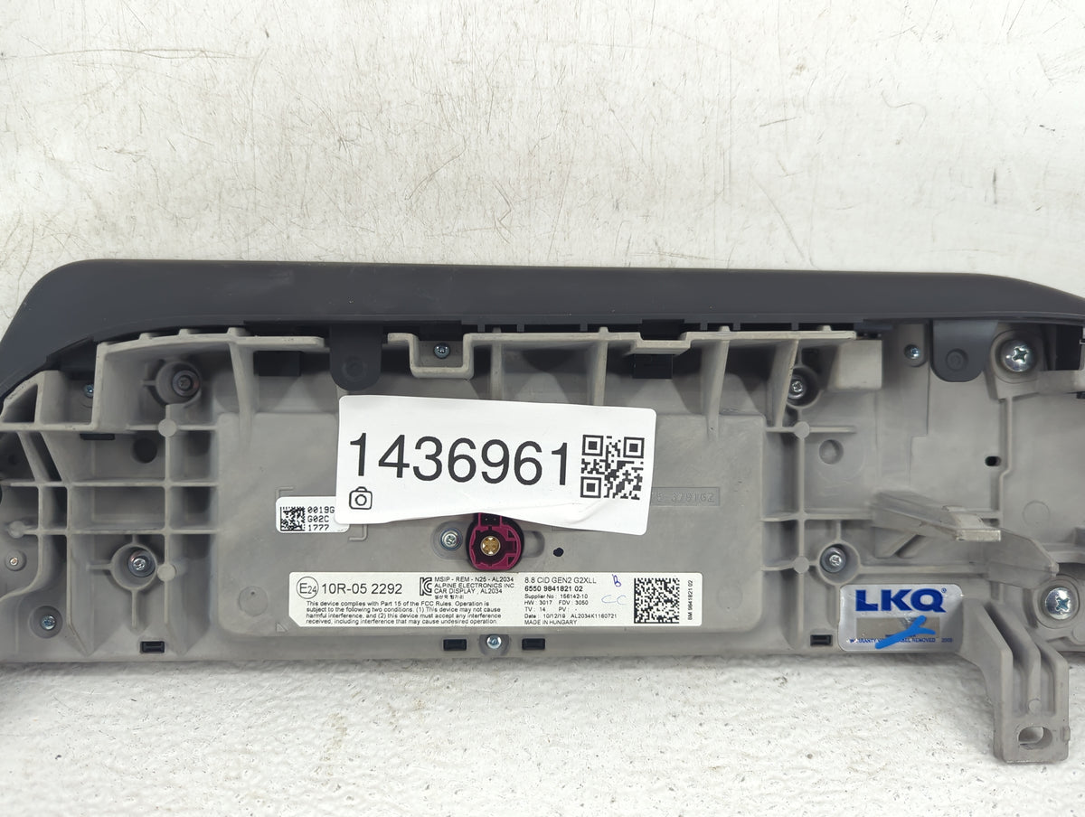 2023 Mazda Cx-5 Radio AM FM Cd Player Receiver Replacement Fits OEM Used Auto Parts - Oemusedautoparts1.com