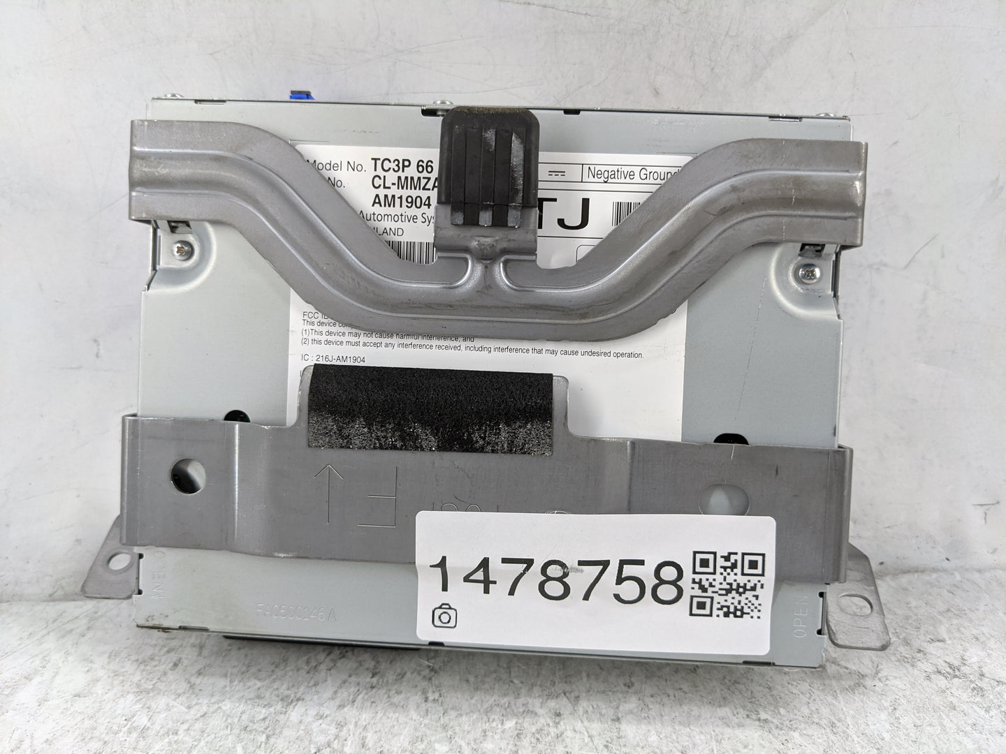 2023 Mazda Cx9 Radio AM FM Cd Player Receiver Replacement P/N:TC3P669C CL-MMZAN0, AM1904, 216J-AM1904 Fits Fits 2021 2022 OE