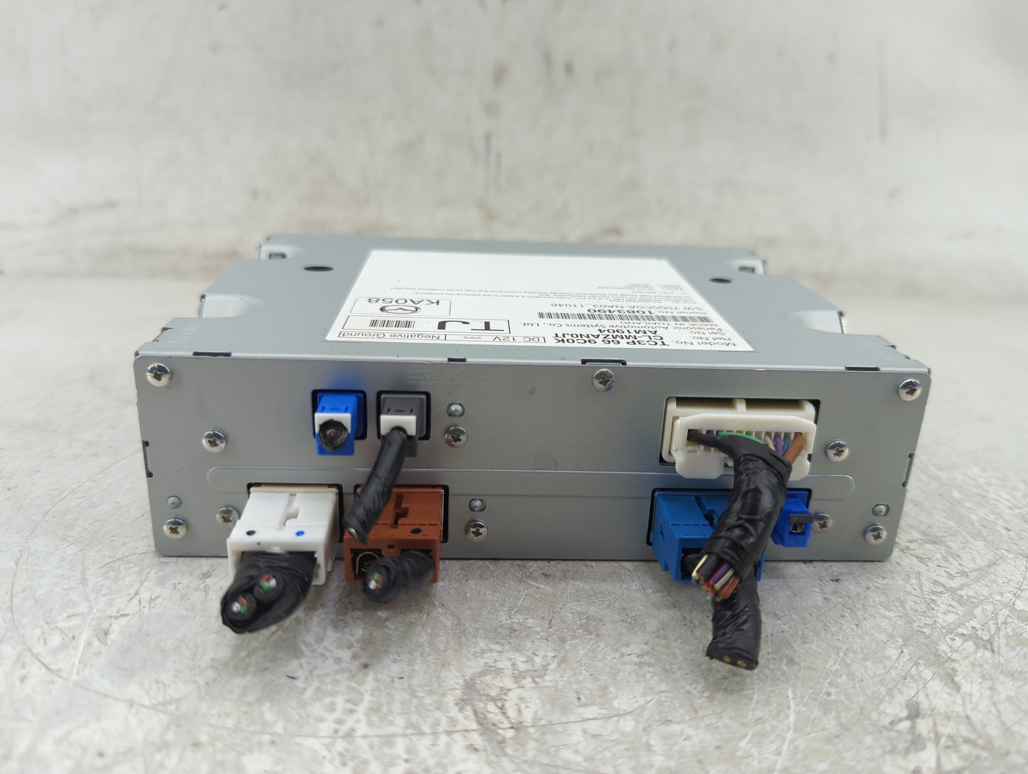 2023 Mazda Mazda Cx-5 Radio AM FM Cd Player Receiver Replacement P/N:TC3P669C0K CL-MMZAN0JT, AM1904 Fits Fits 2021 2022 OEM 