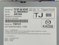 2023 Mazda Mazda Cx-5 Radio AM FM Cd Player Receiver Replacement P/N:TC3P669C0F CL-MMZAN0JT, AM1904 Fits Fits 2021 2022 OEM 