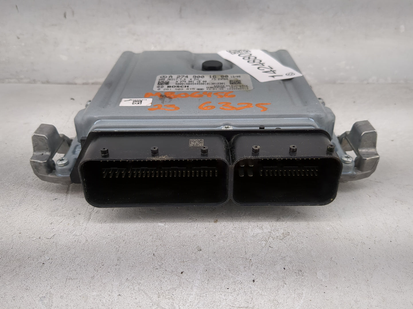 2023 Mercedes PCM Engine Control Computer ECU ECM PCU OEM P/N:A 274 900 16 00 A 274 901 16 00, 0 261 S09 815 Fits OEM Used A
