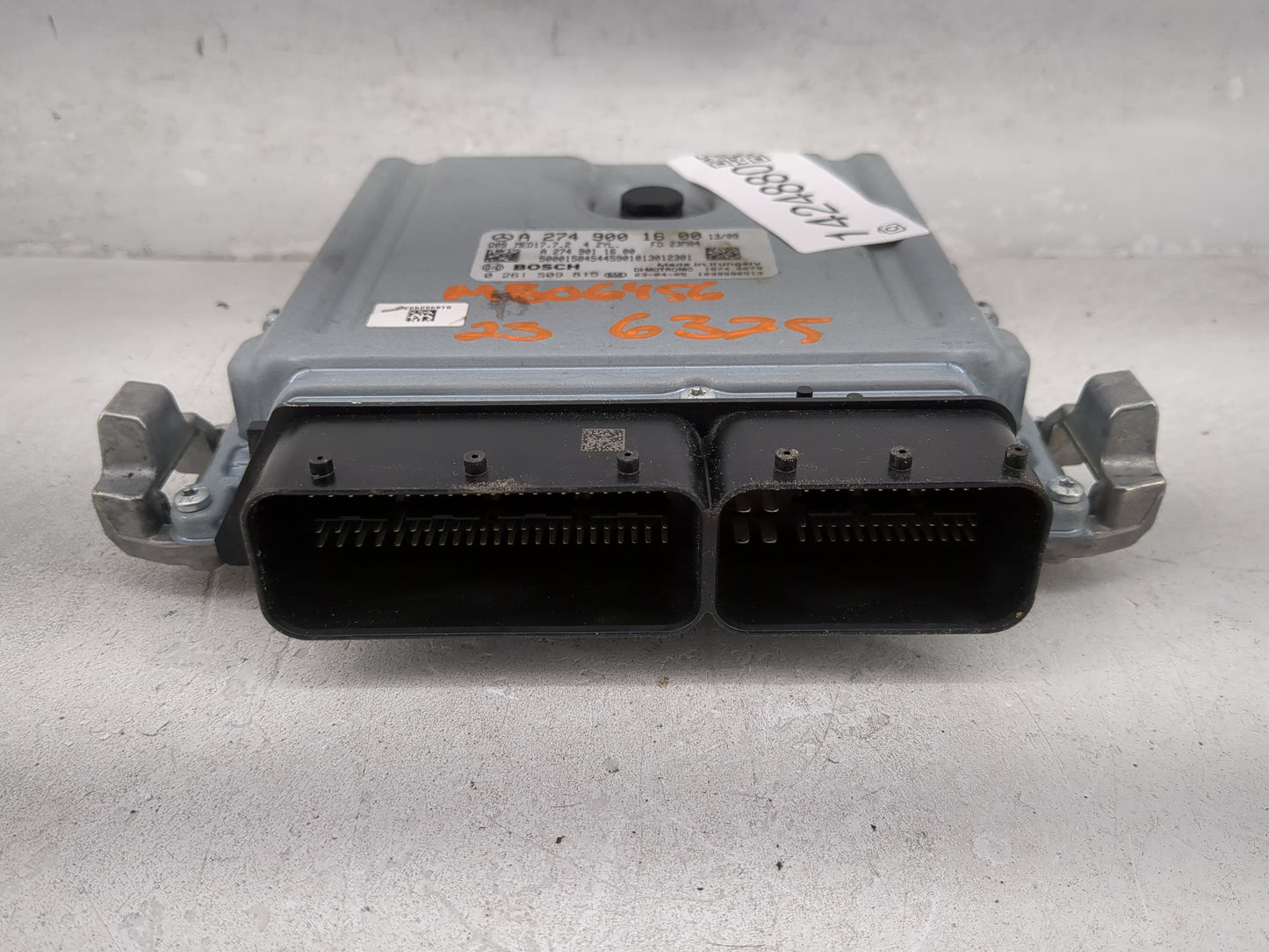 2023 Mercedes PCM Engine Control Computer ECU ECM PCU OEM P/N:A 274 900 16 00 A 274 901 16 00, 0 261 S09 815 Fits OEM Used A
