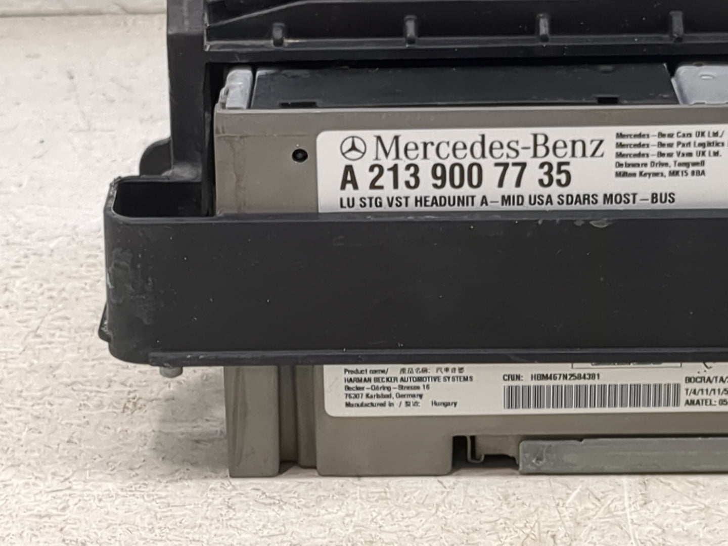 2023 Mercedes-Benz E-Class Radio AM FM Cd Player Receiver Replacement P/N:A2139007735 Q35ME918S567A Fits OEM Used Auto Parts