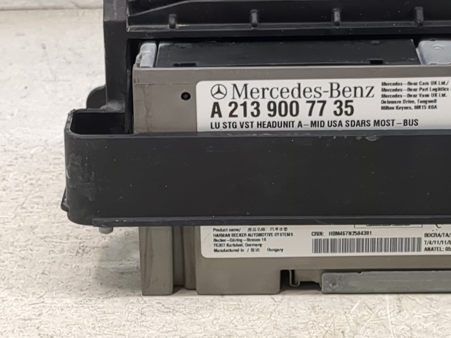2023 Mercedes-Benz E-Class Radio AM FM Cd Player Receiver Replacement P/N:A2139007735 Q35ME918S567A Fits OEM Used Auto Parts