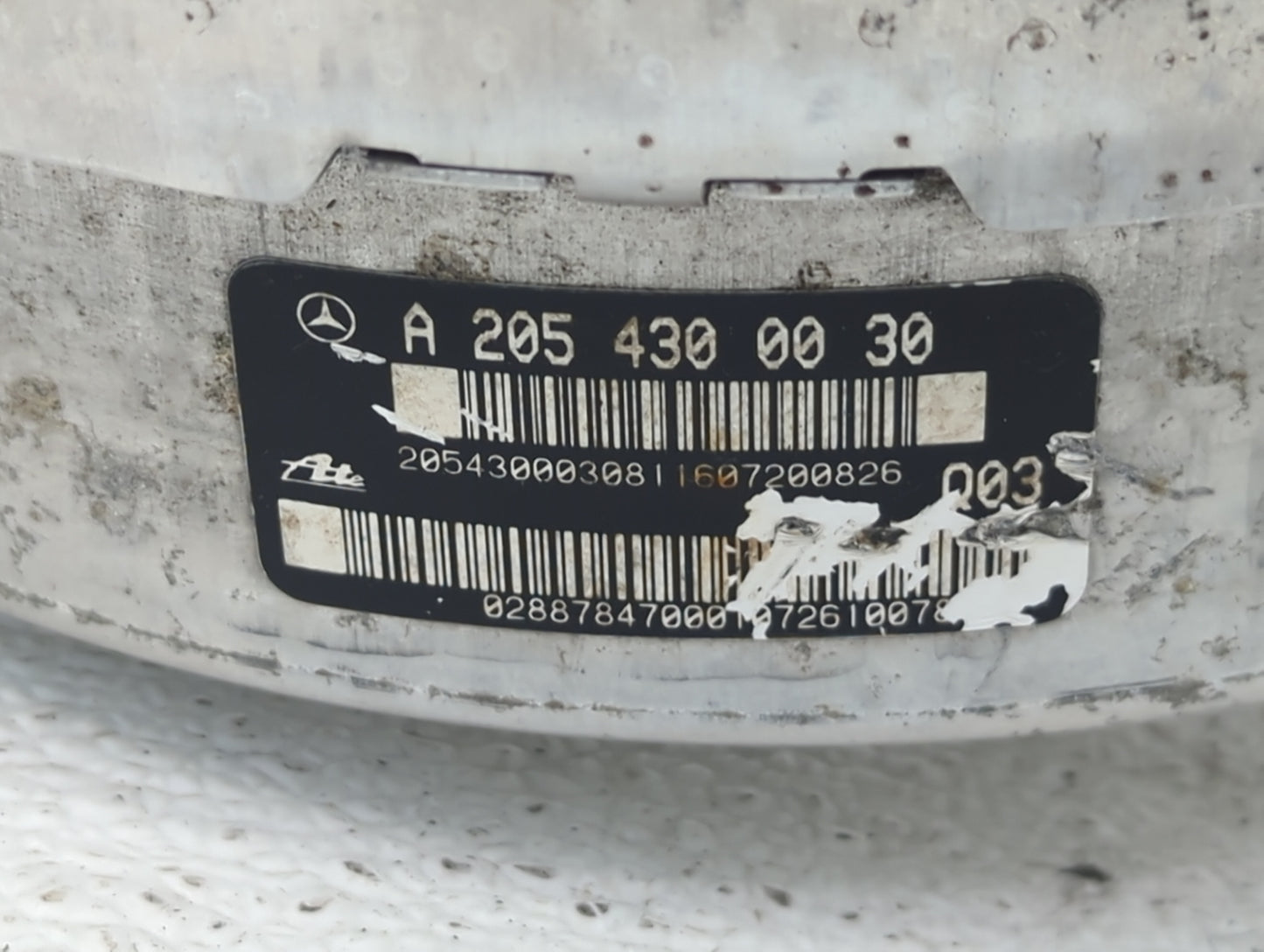 2020-2022 Mercedes-benz Glc300 Power Brake Booster Oem - Oemusedautoparts1.com