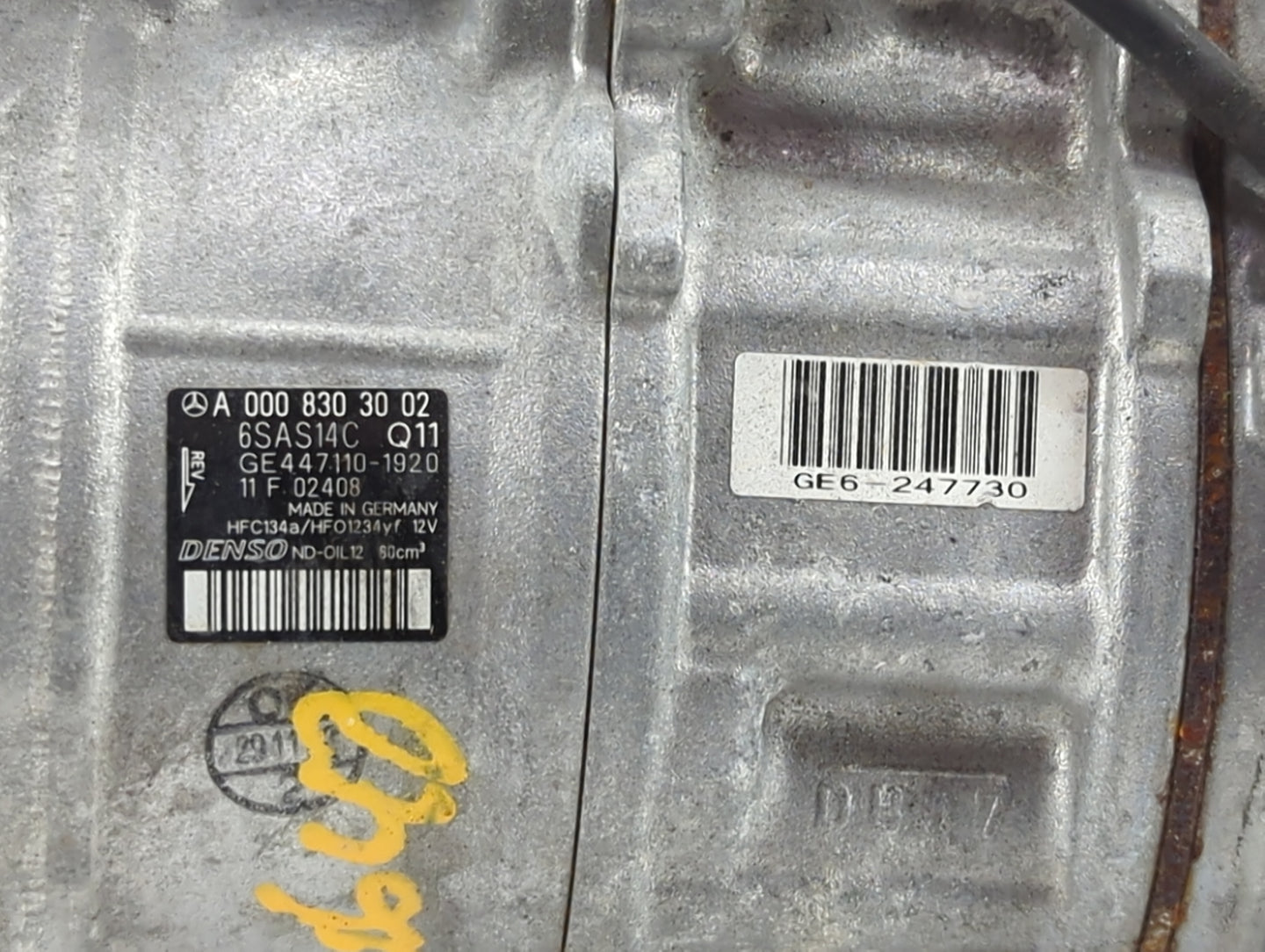 2017-2021 Mercedes-benz Metris Air Conditioning A/c Ac Compressor Oem - Oemusedautoparts1.com