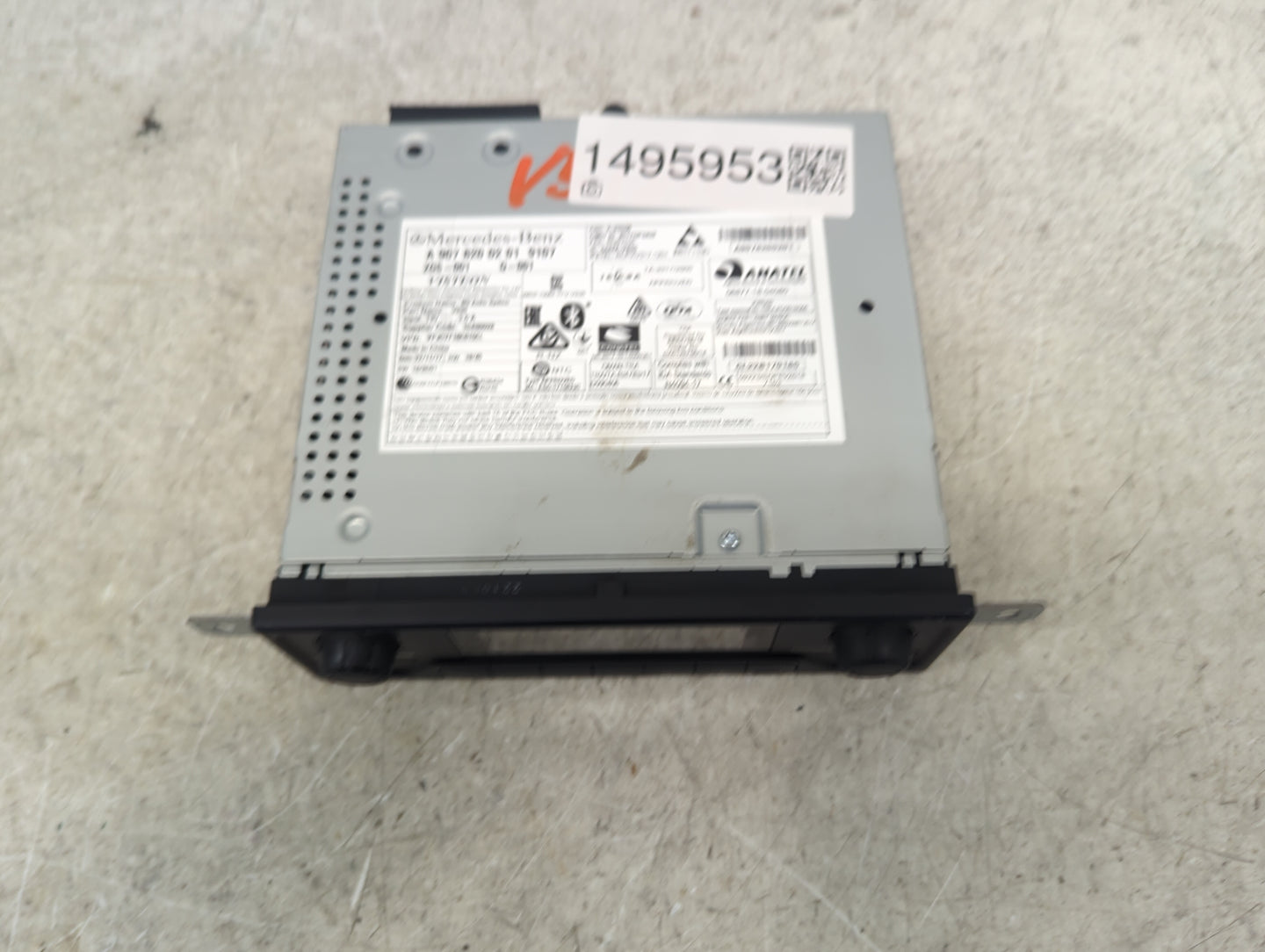 2023 Mercedes Sprinter 2500 Radio AM FM Cd Player Receiver Replacement P/N:A9079020251 A 907 902 02 51 Fits OEM Used Auto Pa