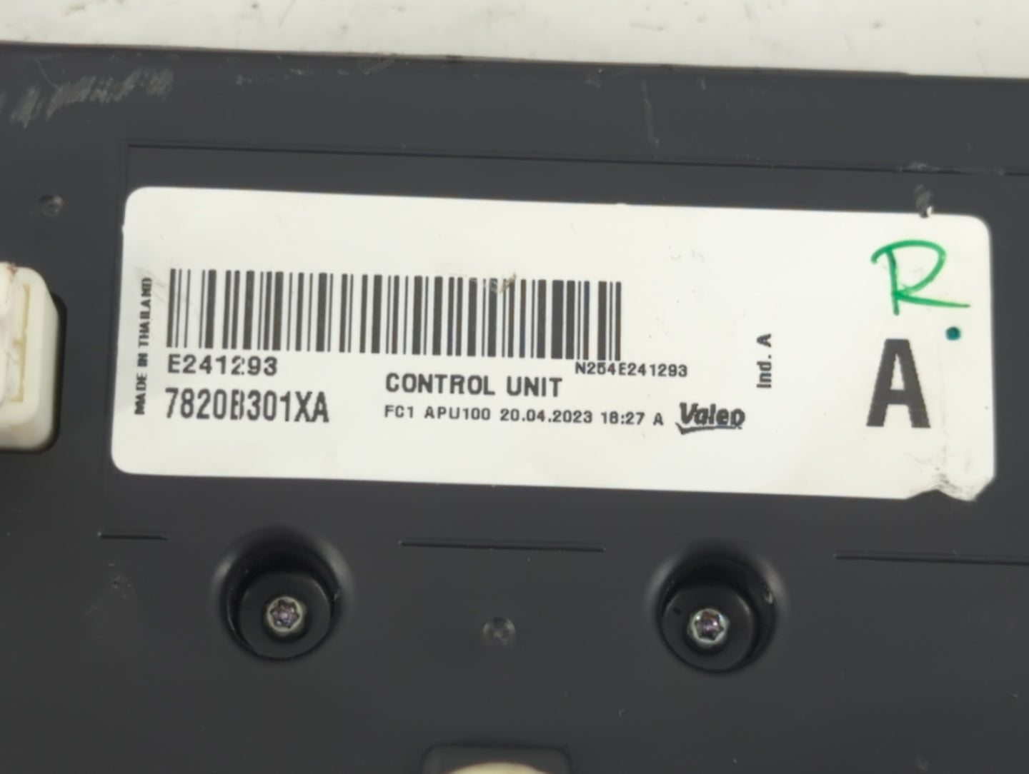 2023 Mitsubishi Mirage Climate Control Module Temperature AC/Heater Replacement P/N:7820B301XA Fits OEM Used Auto Parts - Oe