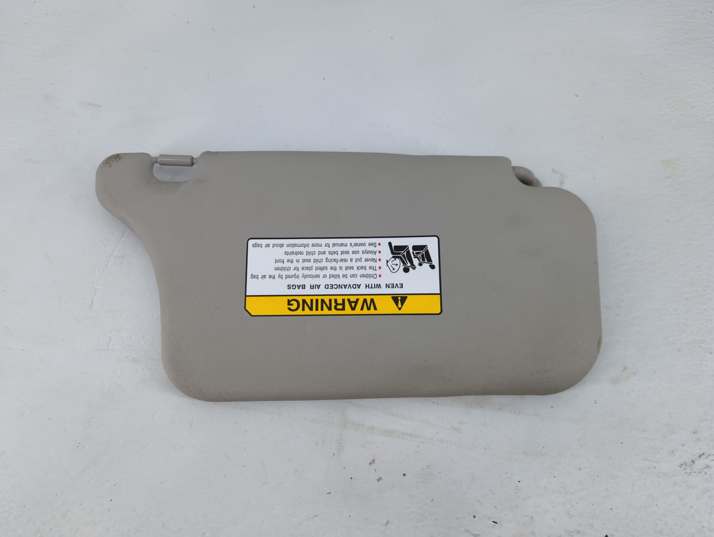 2014 Mitsubishi Mirage Sun Visor Shade Replacement Passenger Right Mirror Fits OEM Used Auto Parts - Oemusedautoparts1.com