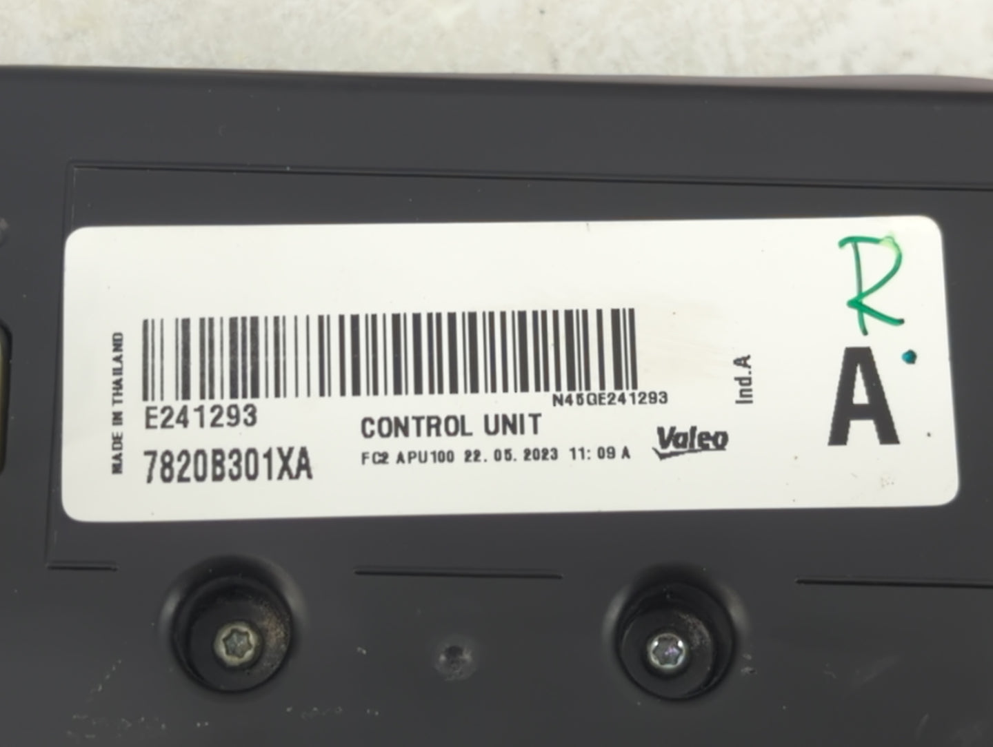 2023 Mitsubishi Mirage Climate Control Module Temperature AC/Heater Replacement P/N:7820B301XA Fits OEM Used Auto Parts - Oe