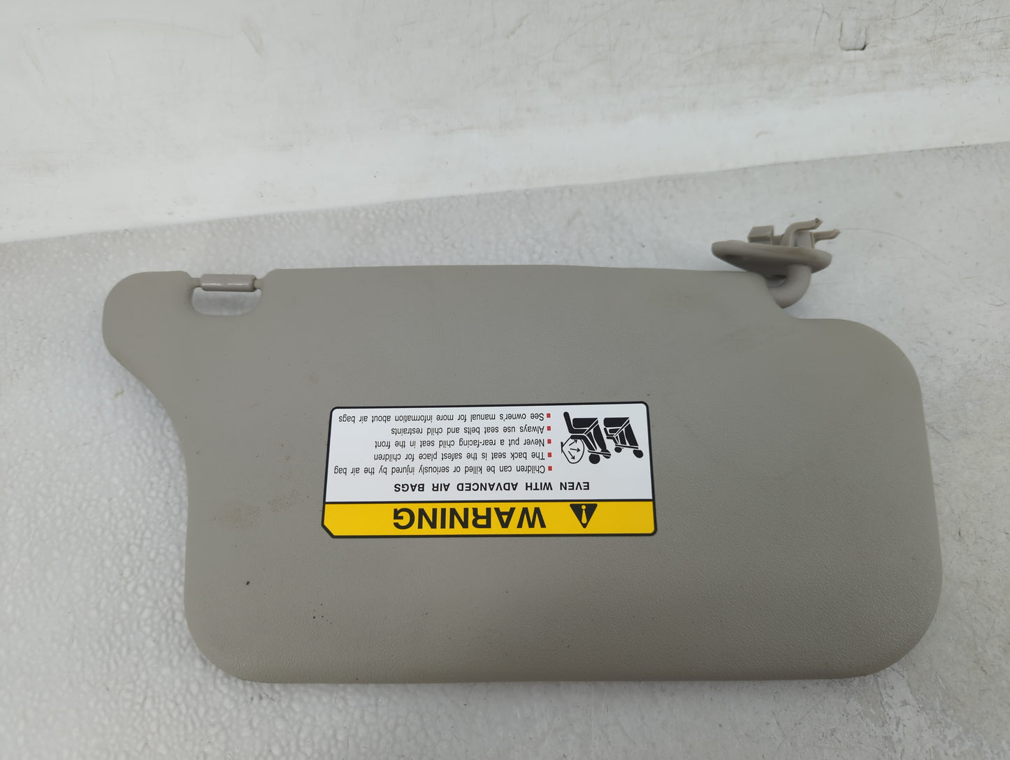 2014 Mitsubishi Mirage Sun Visor Shade Replacement Passenger Right Mirror Fits OEM Used Auto Parts - Oemusedautoparts1.com