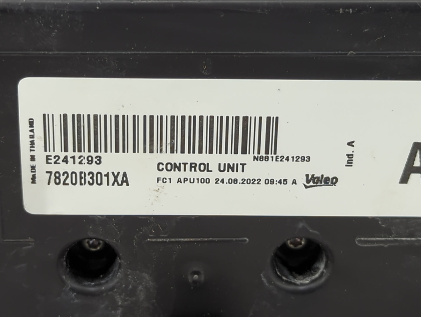 2023 Mitsubishi Mirage Climate Control Module Temperature AC/Heater Replacement P/N:7820B301XA E241293, N001E241293 Fits OEM