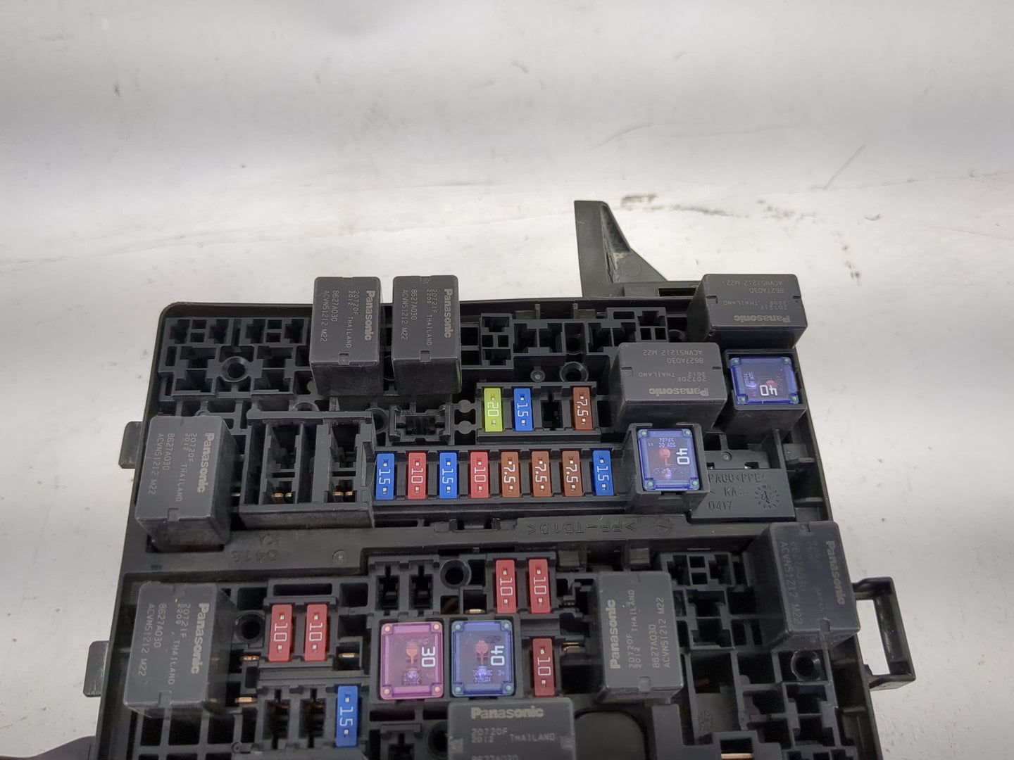 2014 Mitsubishi Mirage Fusebox Fuse Box Panel Relay Module P/N:7517 PP-TD10, 8627A030, ACVN51212, 8627A029 Fits OEM Used Aut