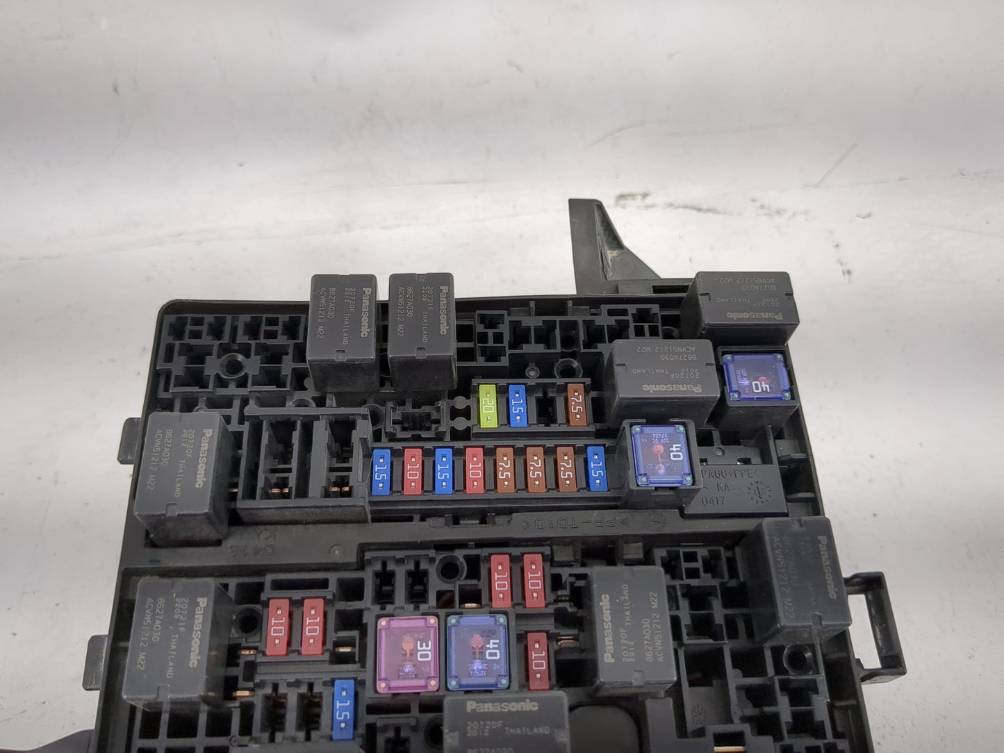 2014 Mitsubishi Mirage Fusebox Fuse Box Panel Relay Module P/N:7517 PP-TD10, 8627A030, ACVN51212, 8627A029 Fits OEM Used Aut