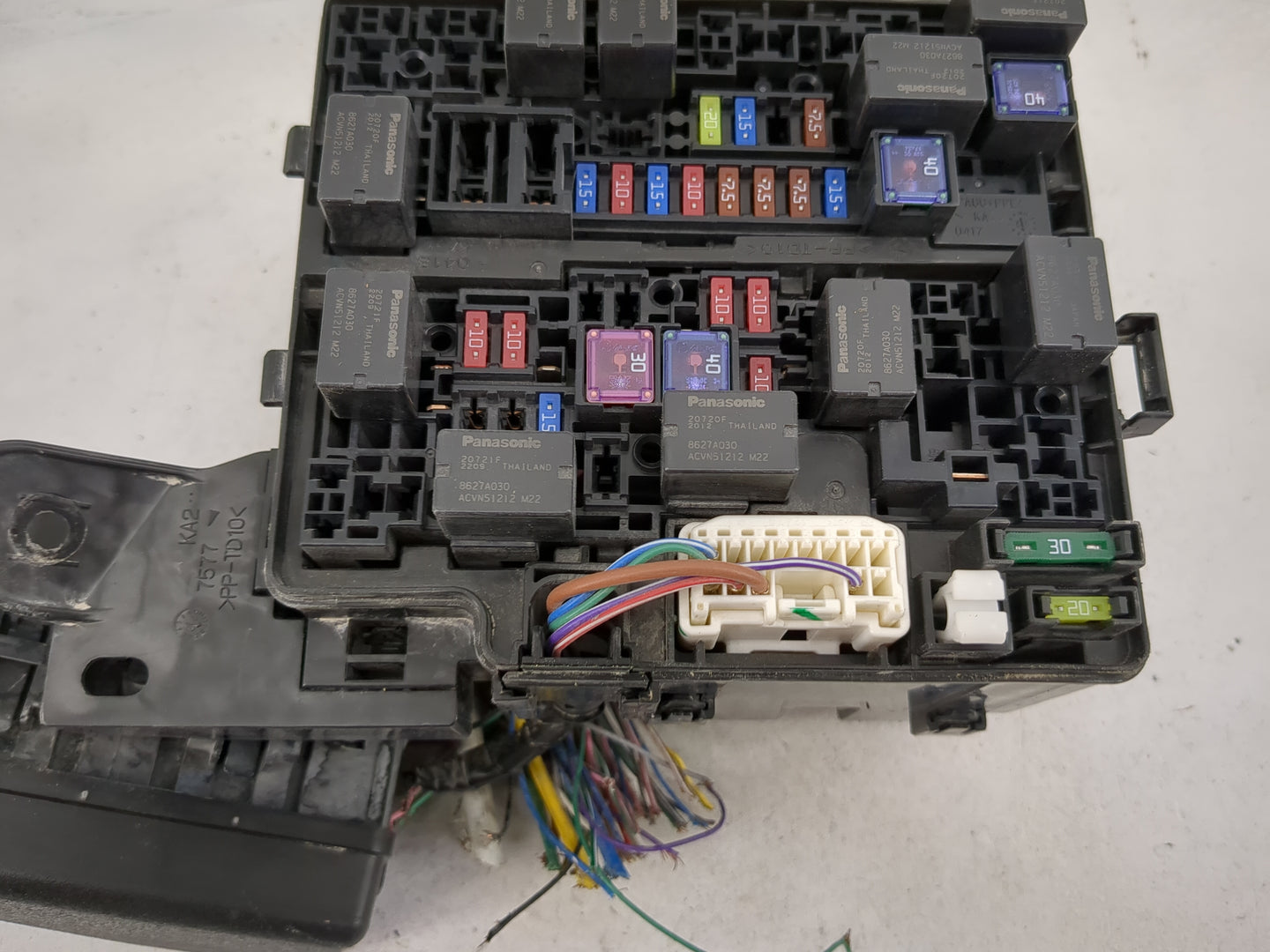 2014 Mitsubishi Mirage Fusebox Fuse Box Panel Relay Module P/N:7517 PP-TD10, 8627A030, ACVN51212, 8627A029 Fits OEM Used Aut