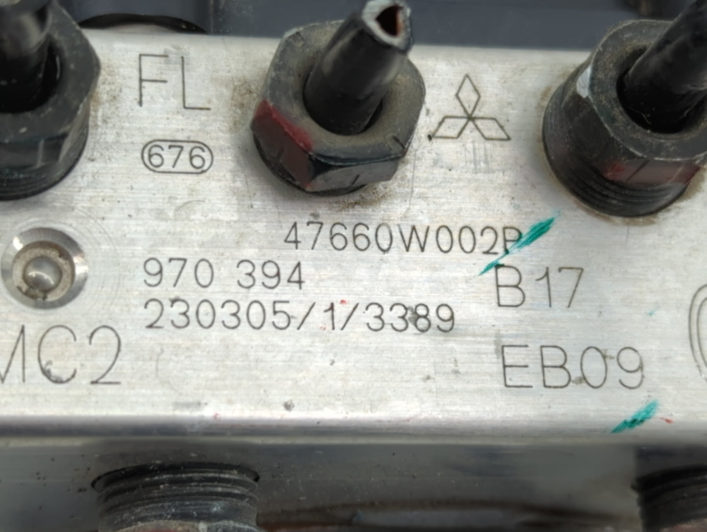 2023 Mitsubishi Outlander ABS Pump Control Module Replacement P/N:47660W002P Fits OEM Used Auto Parts - Oemusedautoparts1.co