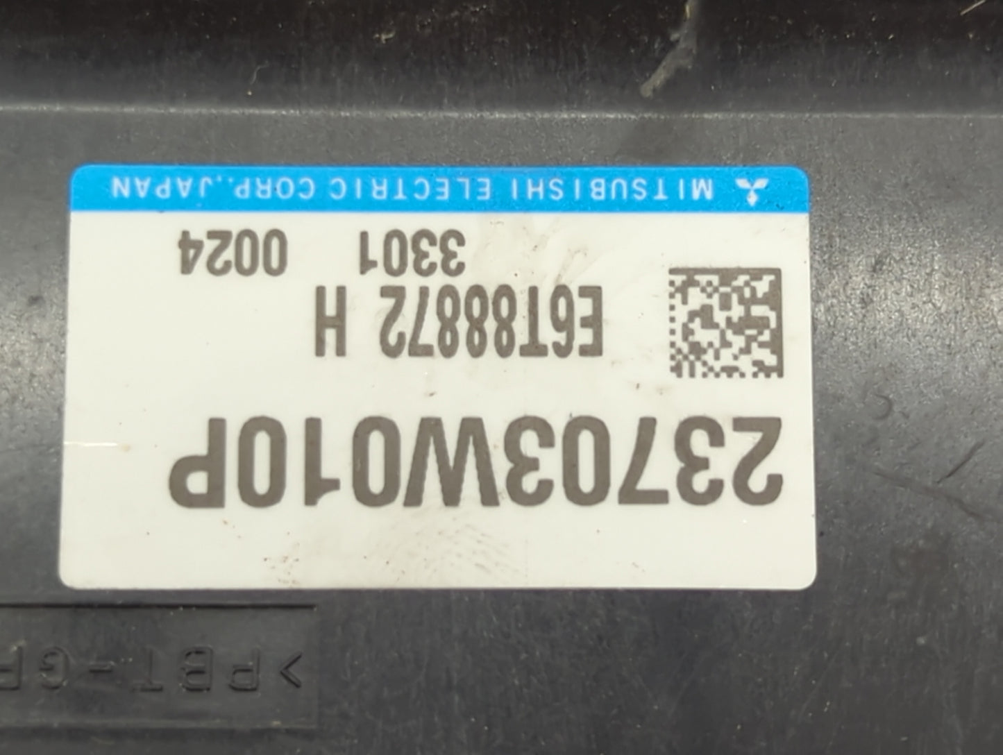 2023 Mitsubishi Outlander PCM Engine Control Computer ECU ECM PCU OEM P/N:23703W010P E6T888721H Fits OEM Used Auto Parts - O