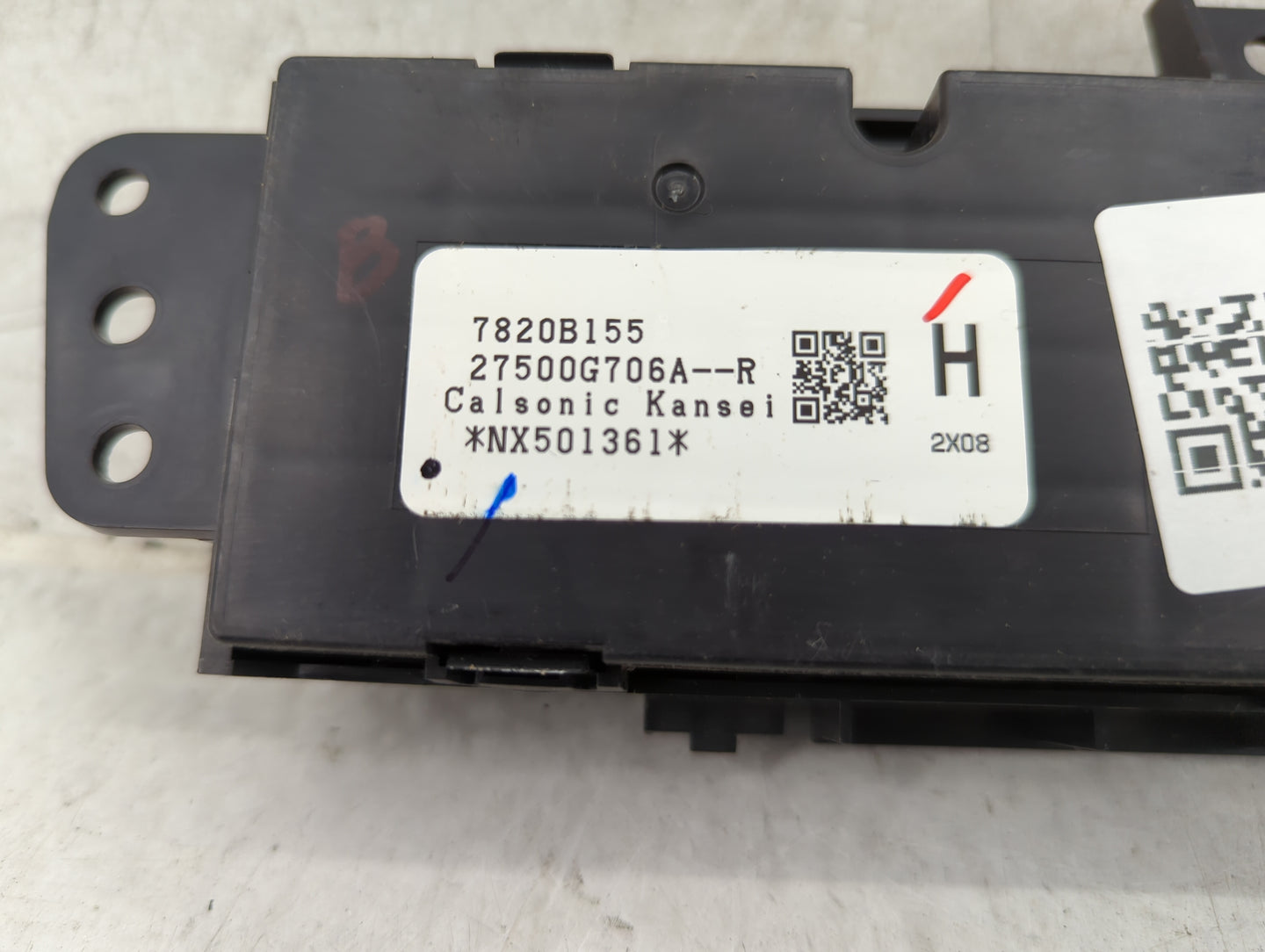 2023 Mitsubishi Outlander Climate Control Module Temperature AC/Heater Replacement P/N:7820B155 27500G706A--R, NX501361 Fits