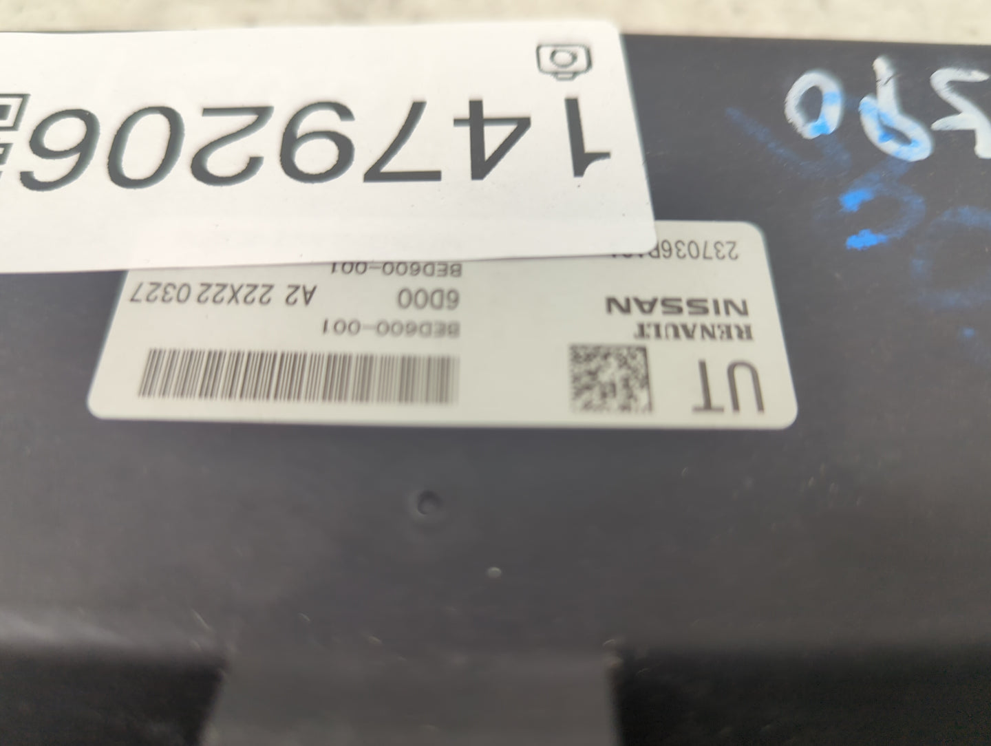 2023 Mitsubishi Outlander PCM Engine Control Computer ECU ECM PCU OEM P/N:BED600-001 BED600-001 6D00, A2 22X22 0327 Fits OEM