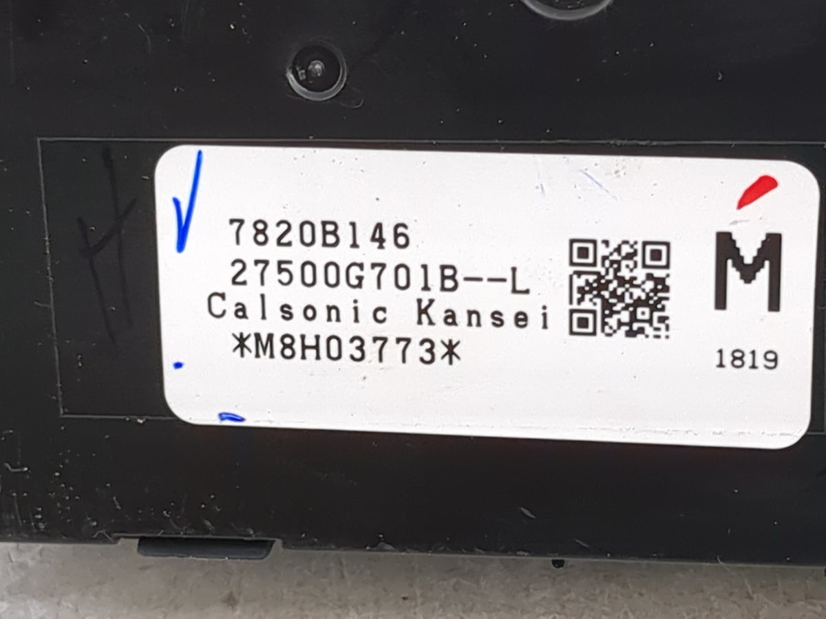 2023 Mitsubishi Outlander Climate Control Module Temperature AC/Heater Replacement P/N:7820B146 27500G701B Fits OEM Used Aut