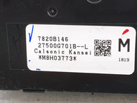 2023 Mitsubishi Outlander Climate Control Module Temperature AC/Heater Replacement P/N:7820B146 27500G701B Fits OEM Used Aut