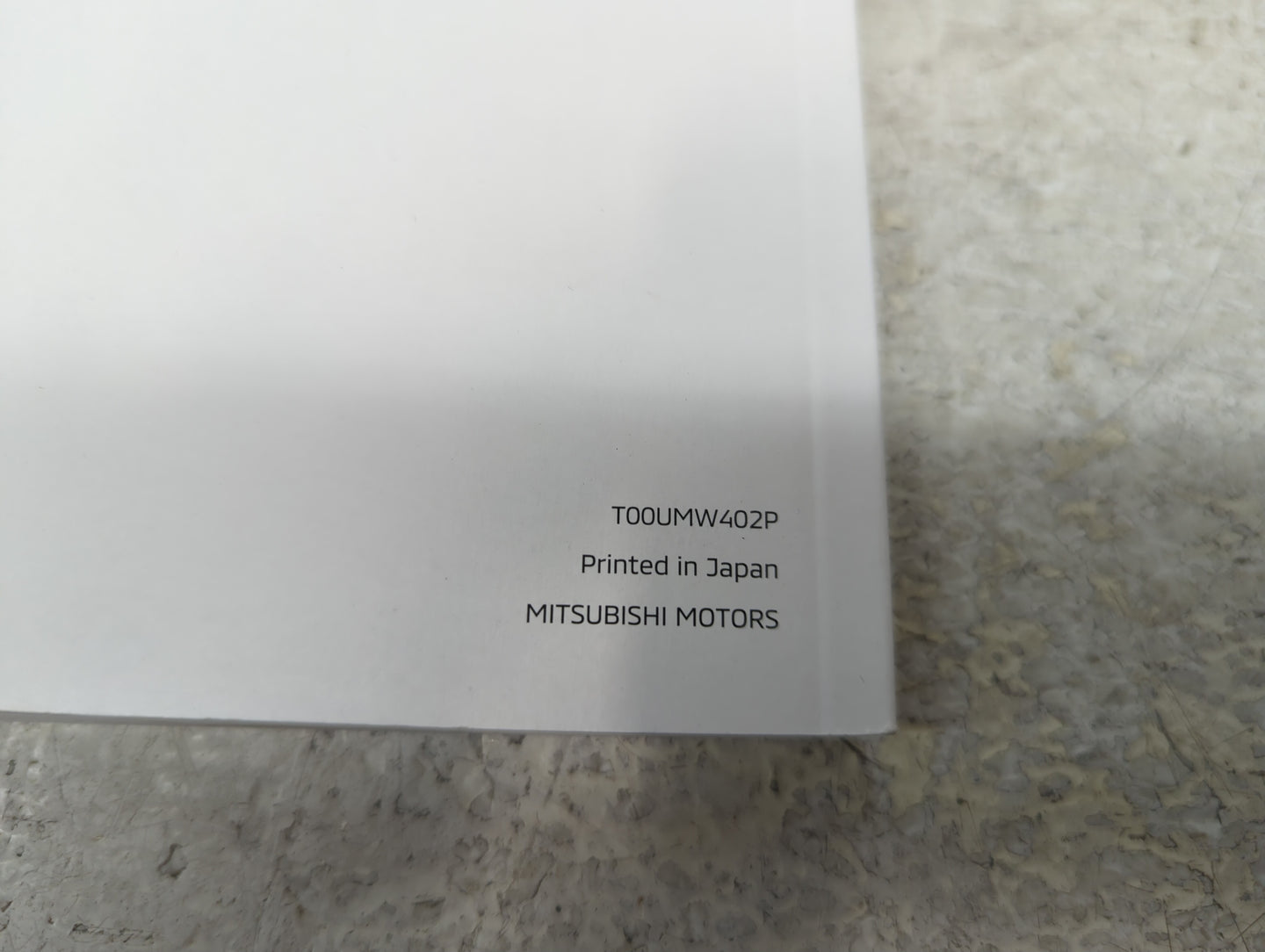 2023 Mitsubishi Outlander Sport Owners Manual Book Guide OEM Used Auto Parts - Oemusedautoparts1.com