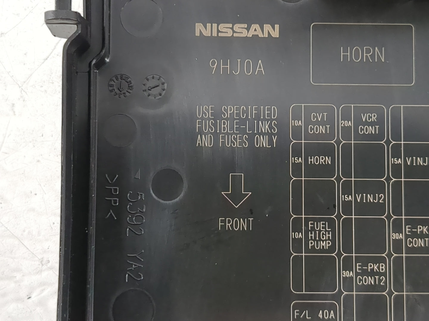 2019-2022 Nissan Altima Fusebox Fuse Box Panel Relay Module Fits Fits 2019 2020 2021 2022 OEM Used Auto Parts - Oemusedautop