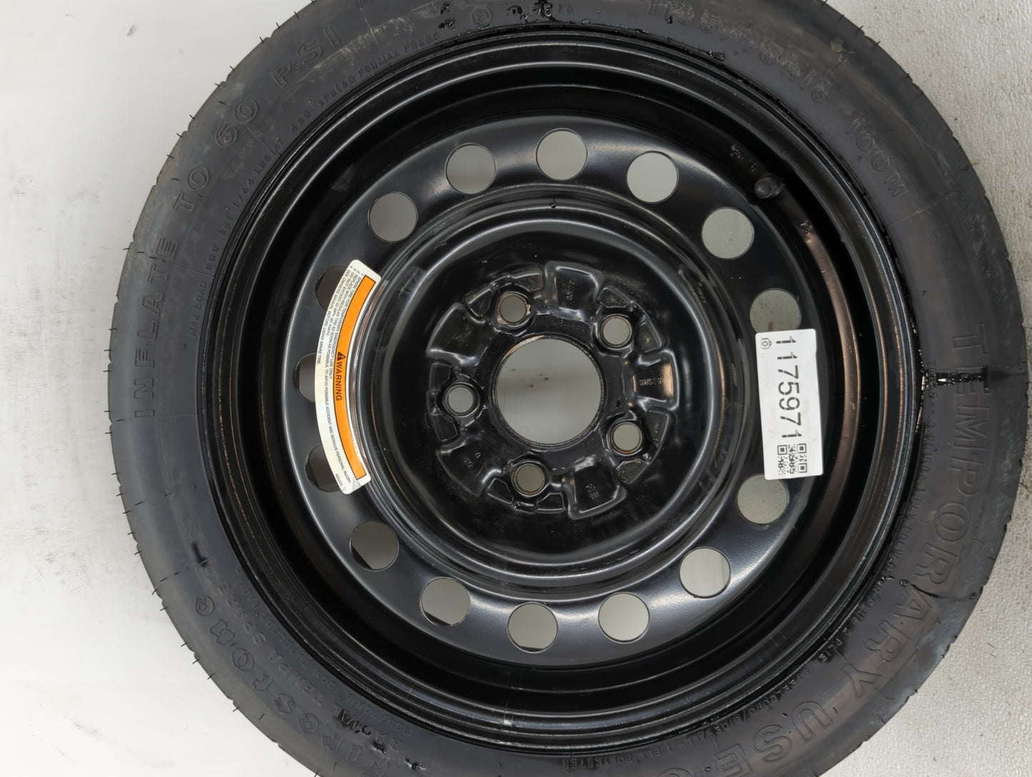 2002-2022 Nissan Altima Spare Donut Tire Wheel Rim Oem - Oemusedautoparts1.com