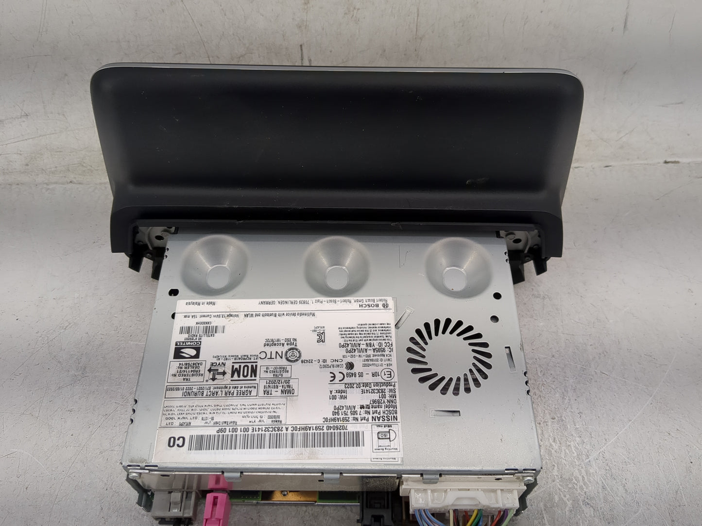 2023 Nissan Altima Radio AM FM Cd Player Receiver Replacement P/N:259TA9HF0C 7505751940, AIVIL42P0, 283C3241E, Y2B967 Fits O