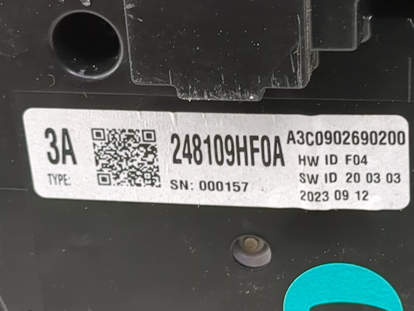 2023 Nissan Altima Instrument Cluster Speedometer Gauges P/N:248109HF0A A3C0902690200 Miles: Fits OEM Used Auto Parts - Oemu