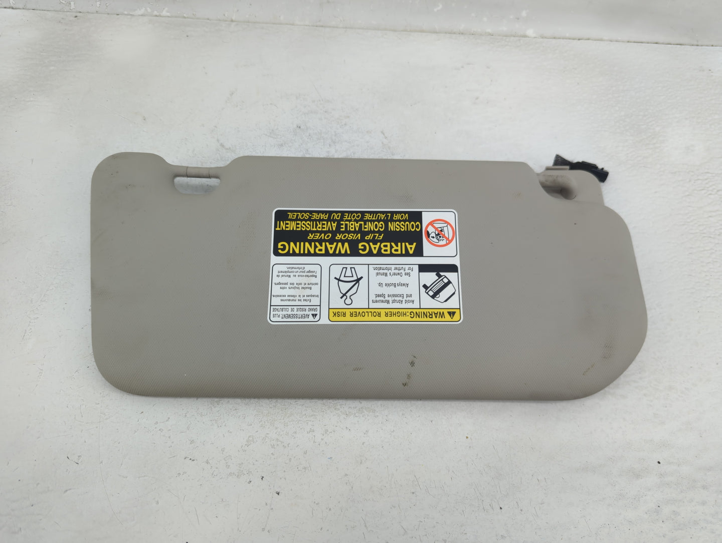 2023 Nissan Ariya Sun Visor Shade Replacement Driver Left Mirror Fits OEM Used Auto Parts - Oemusedautoparts1.com