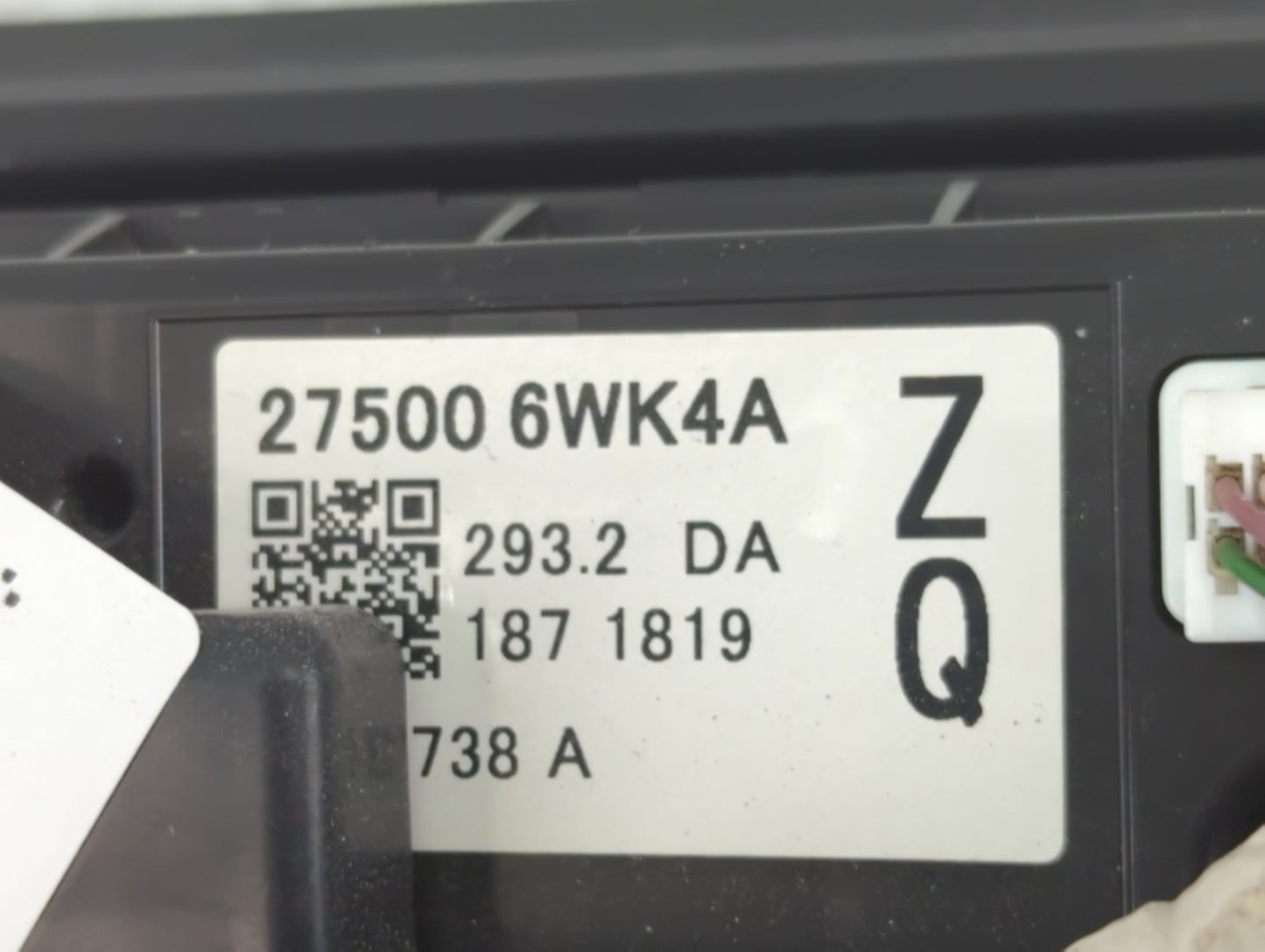 2021 Nissan Leaf Climate Control Module Temperature AC/Heater Replacement P/N:27500 6WK4A Fits OEM Used Auto Parts - Oemused