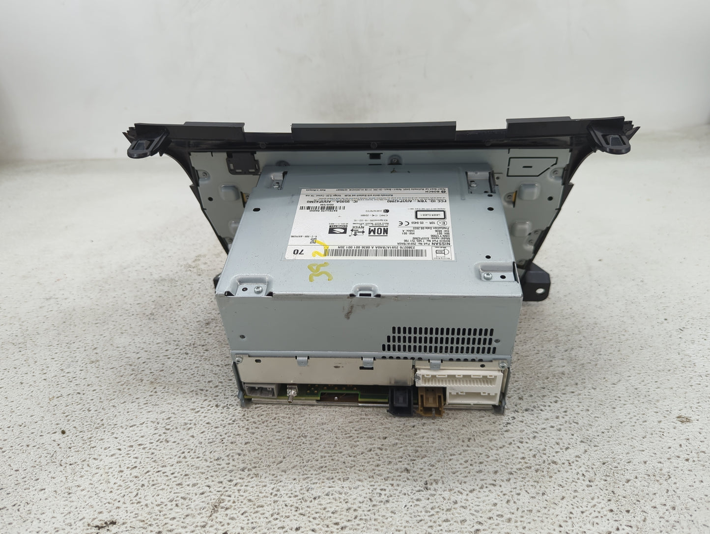 2021-2022 Nissan Murano Radio AM FM Cd Player Receiver Replacement P/N:7 505 751 790 2591A7BA0A Fits Fits 2021 2022 OEM Used