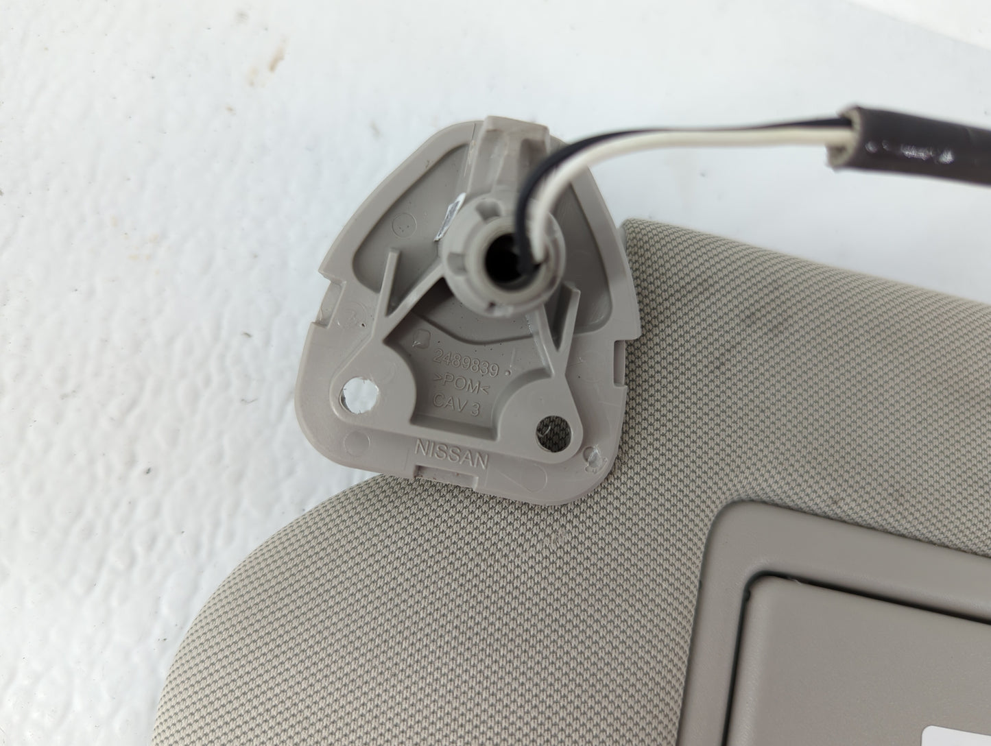 2023 Nissan Murano Sun Visor Shade Replacement Driver Left Mirror Fits OEM Used Auto Parts - Oemusedautoparts1.com