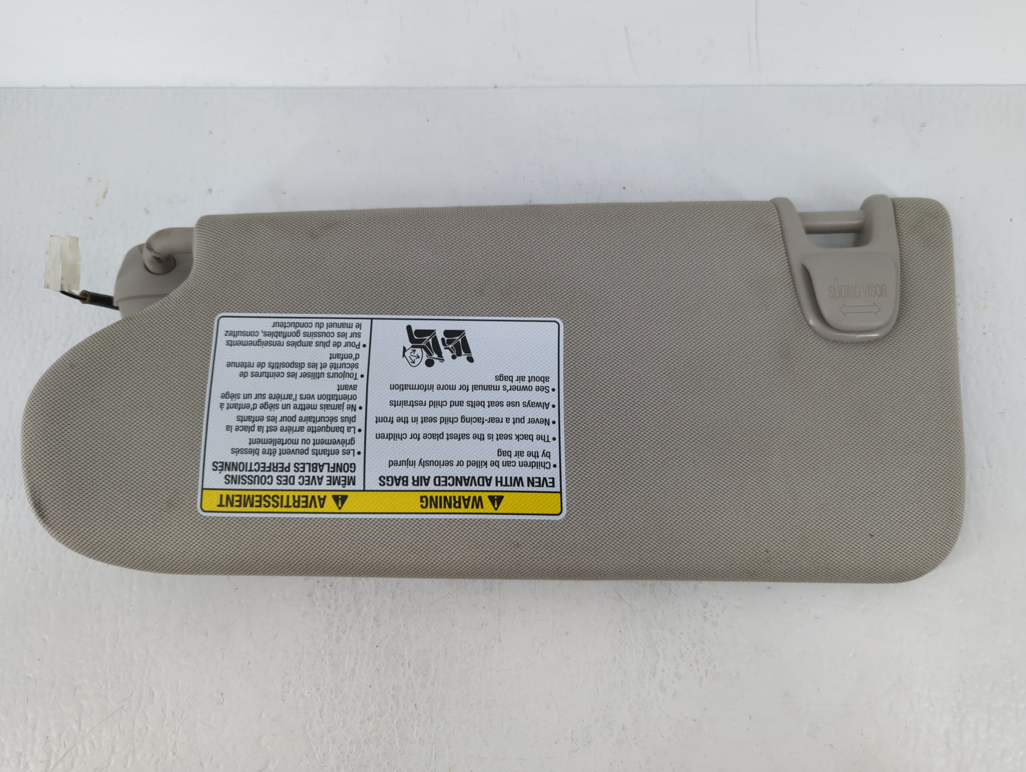 2019-2022 Nissan Murano Sun Visor Shade Replacement Passenger Right Mirror Fits Fits 2019 2020 2021 2022 OEM Used Auto Parts